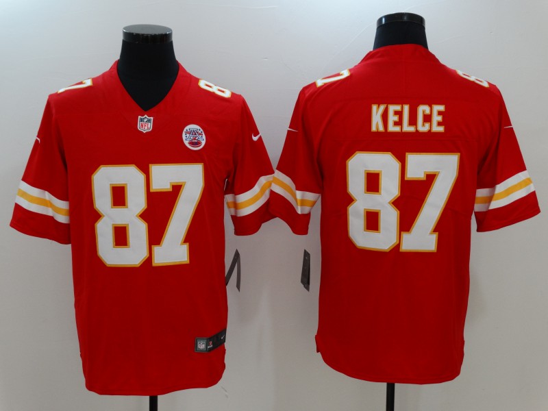 Men's Kansas City Chiefs Travis Kelce Red Jersey